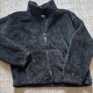 Eddie Bauer Women's Black Fleece Jacket Fullzip SZ XL NWOT